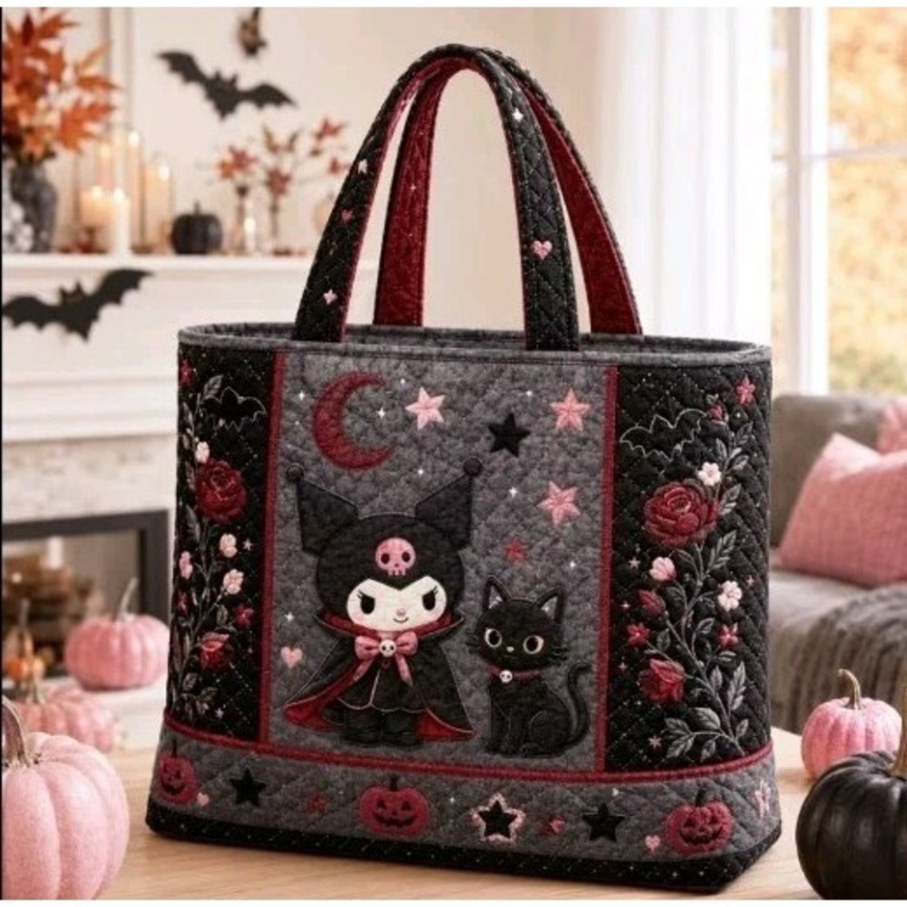 New Sanrio Hello Kitty Vampire Halloween Tote